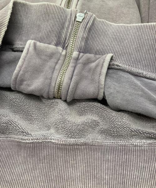 KITH（キス）KITH (キス) women tanner sueded hoodie パープル サイズ:Lの古着・服飾アイテム