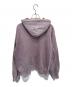 KITH (キス) women tanner sueded hoodie パープル サイズ:L：10000円