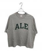 blurhms ROOTSTOCKブラームスルーツストック）の古着「Cotton Rayon 88 12 Print Tee」｜グレー