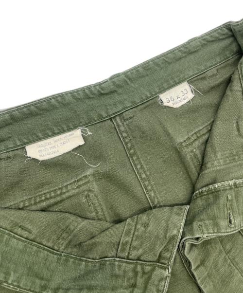 US ARMY（ユーエスアーミー）US ARMY (ユーエスアーミー) OG-107ベイカーパンツ オリーブ サイズ:36×34×（裾上げ処理有）の古着・服飾アイテム