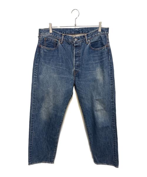 A.PRESSE（アプレッセ）A.PRESSE (アプレッセ) Washed Denim Wide Pants インディゴ サイズ:36の古着・服飾アイテム