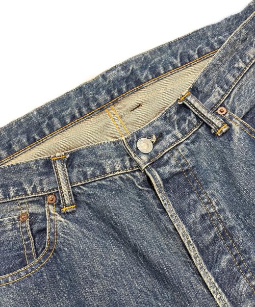 A.PRESSE（アプレッセ）A.PRESSE (アプレッセ) Washed Denim Wide Pants インディゴ サイズ:36の古着・服飾アイテム