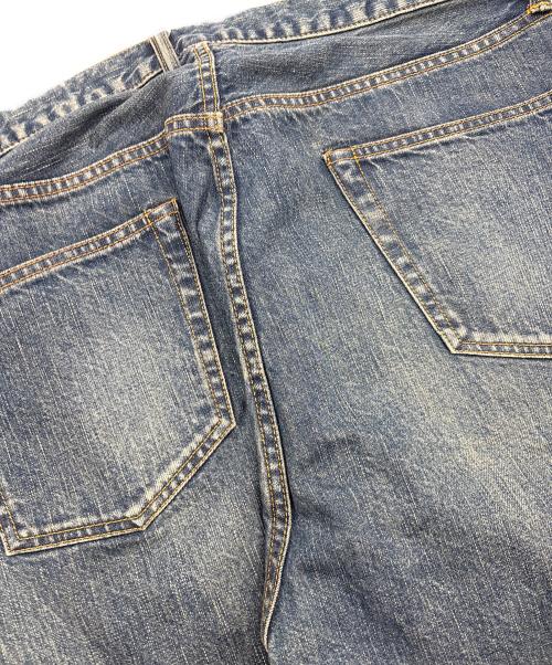 A.PRESSE（アプレッセ）A.PRESSE (アプレッセ) Washed Denim Wide Pants インディゴ サイズ:36の古着・服飾アイテム