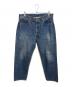 A.PRESSE（アプレッセ）の古着「Washed Denim Wide Pants」｜インディゴ