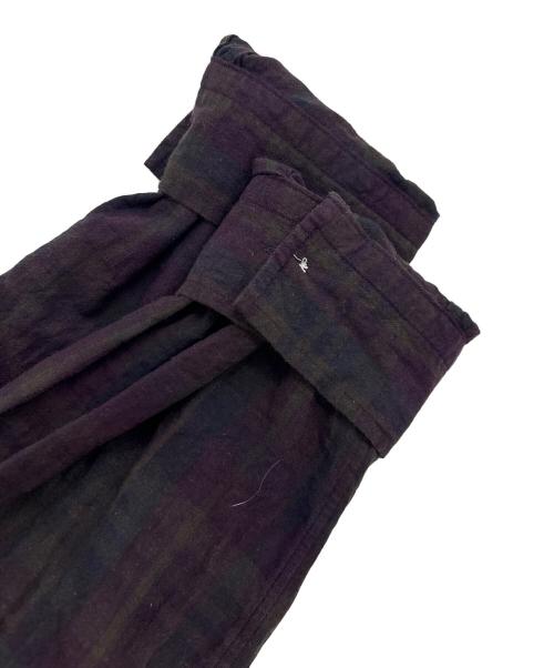 COLONYCLOTHING（コロニークロージング）COLONYCLOTHING (コロニークロージング) Tatsuya Nakamura 10th Anniversary / プールサイドシャツ パープル×オリーブ サイズ:Ｍの古着・服飾アイテム