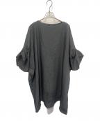 mizuiro-indミズイロインド）の古着「半袖ドルマンワンピース」｜ブラック