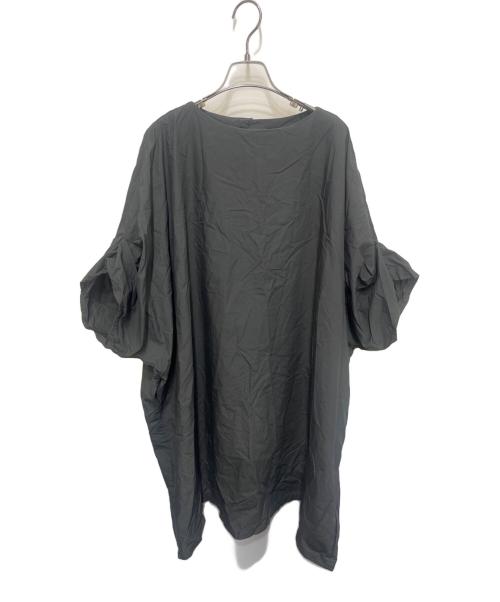 mizuiro-ind（ミズイロインド）mizuiro-ind (ミズイロインド) 半袖ドルマンワンピース ブラック サイズ:FREEの古着・服飾アイテム