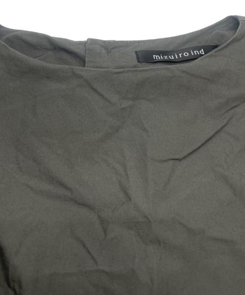 mizuiro-ind（ミズイロインド）mizuiro-ind (ミズイロインド) 半袖ドルマンワンピース ブラック サイズ:FREEの古着・服飾アイテム