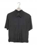 LAD MUSICIANラッドミュージシャン）の古着「DECHINE SHORT SLEEVE BIG SHIRT」｜ブラック