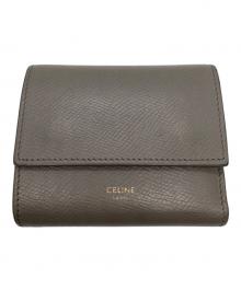 CELINE（セリーヌ）の古着「スモールトリフォールドウォレット」｜ベージュ