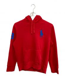 POLO RALPH LAUREN（ポロ・ラルフローレン）の古着「ビッグポニーパーカー」｜レッド