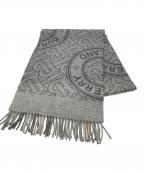BURBERRY LONDONバーバリーロンドン）の古着「TBモノグラムカシミヤストール」｜グレー