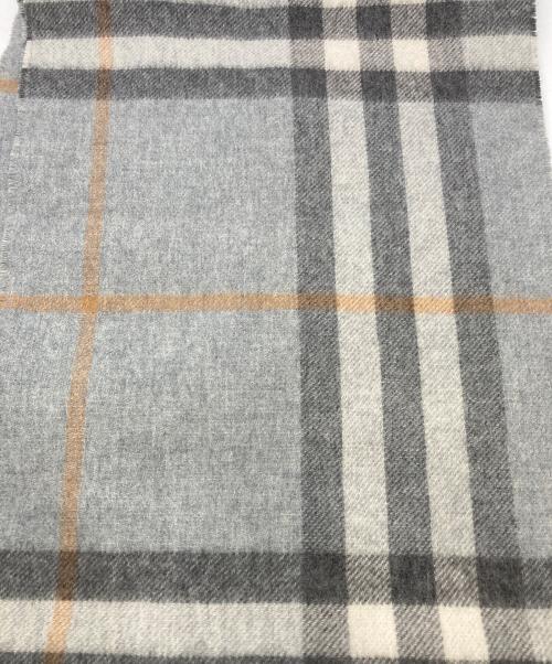 BURBERRY LONDON（バーバリーロンドン）BURBERRY LONDON (バーバリーロンドン) TBモノグラムカシミヤストール グレーの古着・服飾アイテム