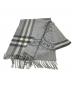 BURBERRY LONDON (バーバリーロンドン) TBモノグラムカシミヤストール グレー：30000円