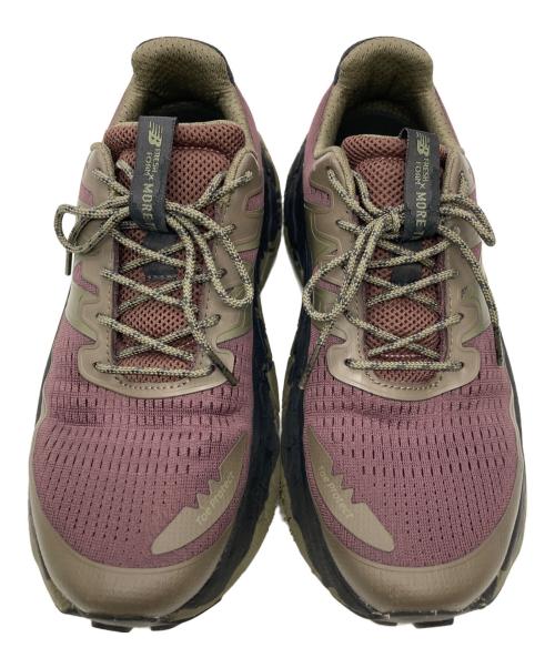 NEW BALANCE（ニューバランス）new balance (ニューバランス) Fresh Foam More Trail v3 カーキ×パープル サイズ:US9.5/UK8.5/EUR42.5の古着・服飾アイテム