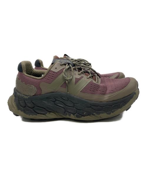 NEW BALANCE（ニューバランス）new balance (ニューバランス) Fresh Foam More Trail v3 カーキ×パープル サイズ:US9.5/UK8.5/EUR42.5の古着・服飾アイテム