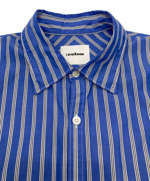 :colon（コロン）:colon (コロン) CTN Broad W-Pocket SH ブルー サイズ:1の古着・服飾アイテム