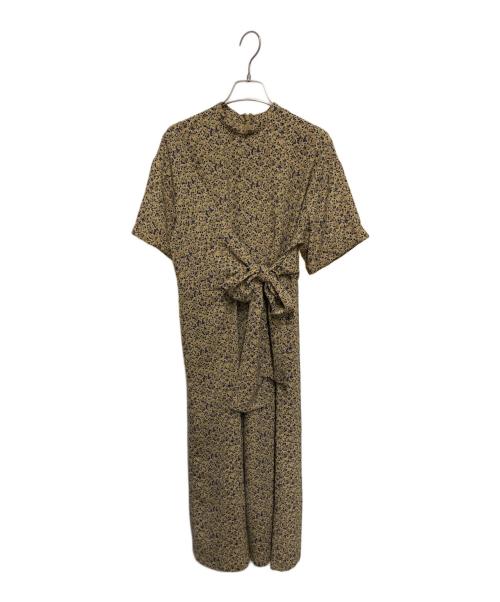 CLANE（クラネ）CLANE (クラネ) CIRCLE FLOWER OP / サークルフラワーワンピース ベージュ サイズ:1の古着・服飾アイテム