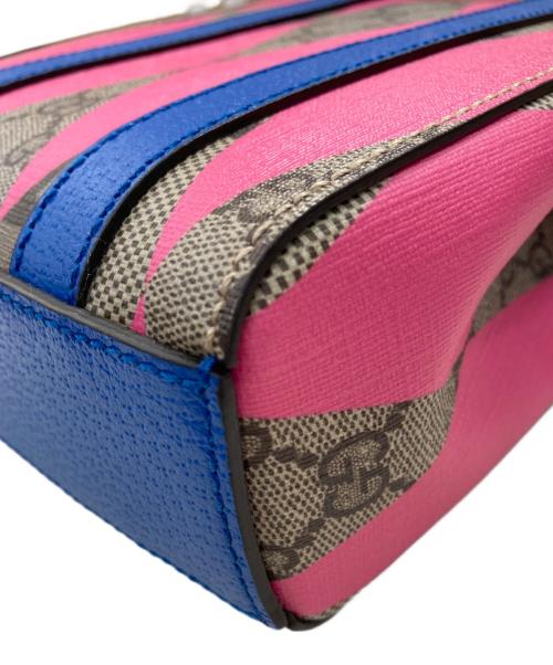 GUCCI（グッチ）GUCCI (グッチ) 2WAYハンドバッグ ピンクベージュの古着・服飾アイテム