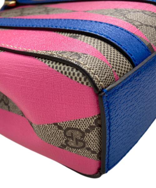 GUCCI（グッチ）GUCCI (グッチ) 2WAYハンドバッグ ピンクベージュの古着・服飾アイテム