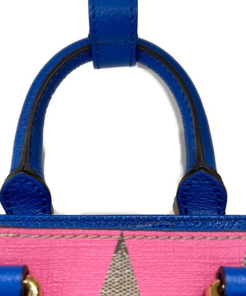 GUCCI（グッチ）GUCCI (グッチ) 2WAYハンドバッグ ピンクベージュの古着・服飾アイテム