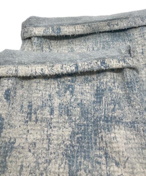 ZARA（ザラ）ZARA (ザラ) 擦り切れたディテール入りバギーフィットジーンズ ブルー サイズ:44の古着・服飾アイテム