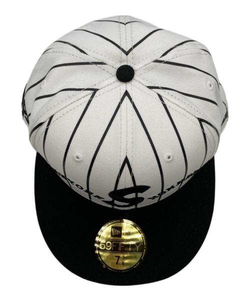 SUPREME（シュプリーム）SUPREME (シュプリーム) New Era (ニューエラ) Homerun S LOGO ホワイト×ブラック サイズ:58.7㎝　7 3/8の古着・服飾アイテム