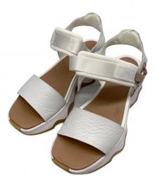 SOREL（ソレル）の古着「キネティックインパクト ワイストラップハイサンダル」｜ホワイト