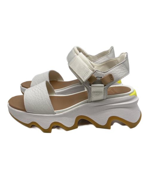 SOREL（ソレル）SOREL (ソレル) キネティックインパクト ワイストラップハイサンダル ホワイト サイズ:24ｃｍの古着・服飾アイテム