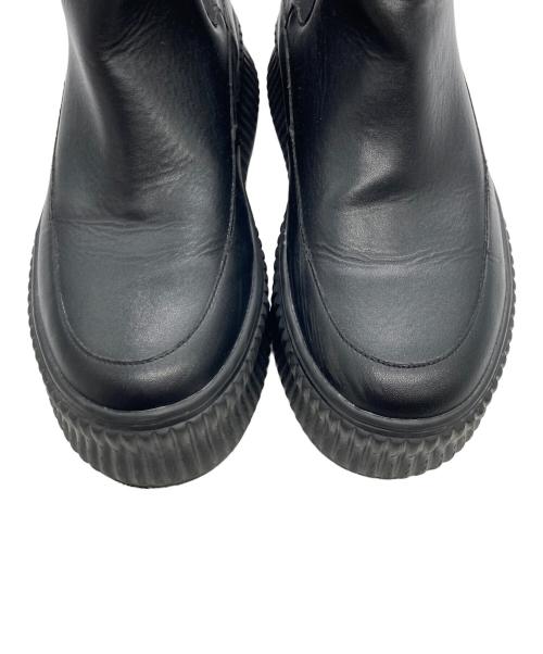 GEMMA LINN（ジェマ リン）GEMMA LINN (ジェマ リン) AKIKO KIZU (アキコ) 【レイン対応】サイドゴアブーツ ブラック サイズ:24ｃｍの古着・服飾アイテム