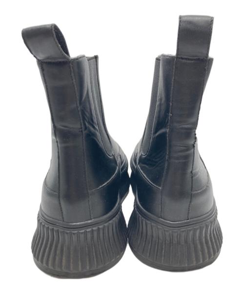 GEMMA LINN（ジェマ リン）GEMMA LINN (ジェマ リン) AKIKO KIZU (アキコ) 【レイン対応】サイドゴアブーツ ブラック サイズ:24ｃｍの古着・服飾アイテム