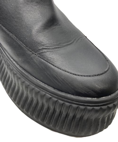 GEMMA LINN（ジェマ リン）GEMMA LINN (ジェマ リン) AKIKO KIZU (アキコ) 【レイン対応】サイドゴアブーツ ブラック サイズ:24ｃｍの古着・服飾アイテム