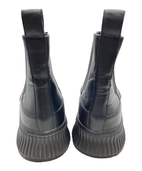 GEMMA LINN（ジェマ リン）GEMMA LINN (ジェマ リン) AKIKO KIZU (アキコ) 【レイン対応】サイドゴアブーツ ブラック サイズ:24ｃｍの古着・服飾アイテム