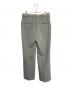 FRAMeWORK (フレームワーク) セミフレアパンツ グレー サイズ:38 未使用品：3500円