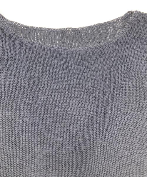 SLOBE IENA（スローブ イエナ）SLOBE IENA (スローブ イエナ) リネン混畦ニット ネイビー サイズ:-の古着・服飾アイテム