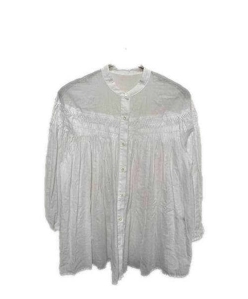 JOURNAL STANDARD（ジャーナルスタンダード）JOURNAL STANDARD (ジャーナルスタンダード) ボイルピンタックブラウス ホワイト サイズ:FREEの古着・服飾アイテム