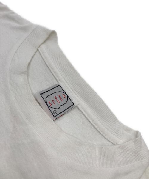 A BATHING APE（ア ベイシング エイプ）A BATHING APE (ア ベイシング エイプ) BABY MILO T ホワイト サイズ:Ｍの古着・服飾アイテム