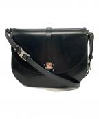 PORTER GIRLポーターガール）の古着「GLASS SHOULDER BAG M」｜ブラック