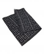 GIVENCHYジバンシィ）の古着「モノグラムロゴマフラー」｜グレー