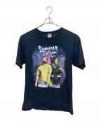 FRUIT OF THE LOOMフルーツオブザルーム）の古着「ツアーTシャツ」｜ブラック