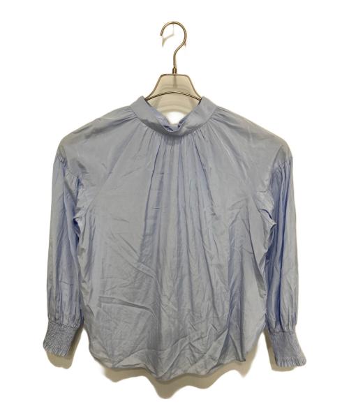 TIARA（ティアラ）TIARA (ティアラ) 2WAYボウタイブラウス ブルー サイズ:FREEの古着・服飾アイテム