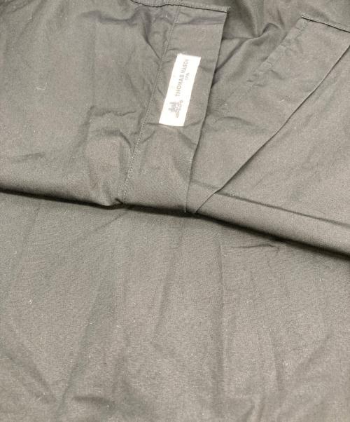 TOMORROW LAND PILGRIM（トゥモローランド ピルグリム）TOMORROW LAND PILGRIM (トゥモローランド ピルグリム) コットンポプリン バンドカラーシャツ ブラック サイズ:Ｍの古着・服飾アイテム