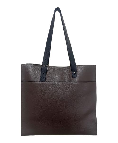 FURLA（フルラ）FURLA (フルラ) ビジネストートバッグ ブラウンの古着・服飾アイテム