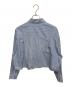 La boutique BonBon (ラブティックボンボン) ストライプクロップドシャツ ブルー サイズ:FREE：3000円