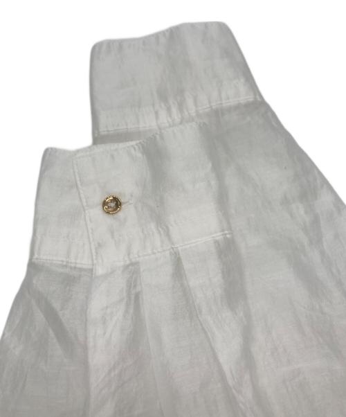 La boutique BonBon（ラブティックボンボン）La boutique BonBon (ラブティックボンボン) シアークロップドシャツ ホワイト サイズ:FREEの古着・服飾アイテム