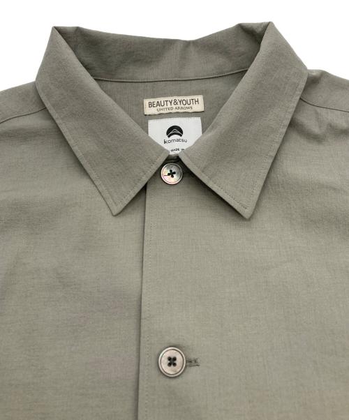 UNITED ARROWS（ユナイテッドアローズ）UNITED ARROWS (ユナイテッドアローズ) KOMATSU PACK キャンプカラー ショートスリーブ シャツ ベージュ サイズ:Ｍの古着・服飾アイテム