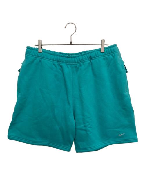 NIKE（ナイキ）NIKE (ナイキ) SOLO SWOOSH FLC SHORT WASHED TEAL グリーン サイズ:XL 未使用品の古着・服飾アイテム