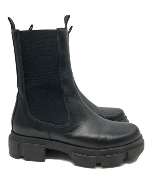 PELLICO SUNNY（ペリーコサニー）PELLICO SUNNY (ペリーコサニー) ボリュームソール サイドゴアブーツ ブラック サイズ:37の古着・服飾アイテム