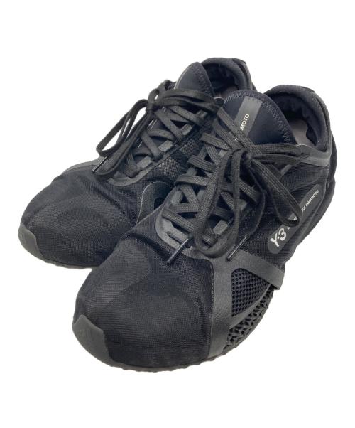 Y-3×adidas（ワイスリー×アディダス）Y-3×adidas (ワイスリー×アディダス) ランナー4D IOW ローカットスニーカー ブラック サイズ:US8.5/UK8/EU42/JP26.5の古着・服飾アイテム