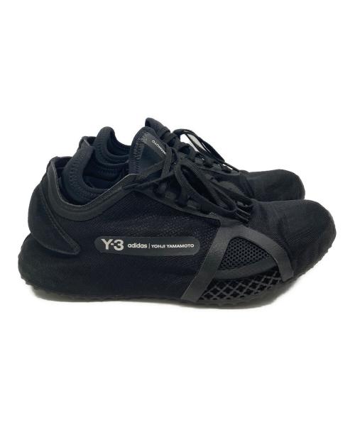 Y-3×adidas（ワイスリー×アディダス）Y-3×adidas (ワイスリー×アディダス) ランナー4D IOW ローカットスニーカー ブラック サイズ:US8.5/UK8/EU42/JP26.5の古着・服飾アイテム